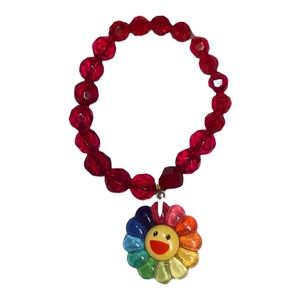 Red flower bracelet ❤️